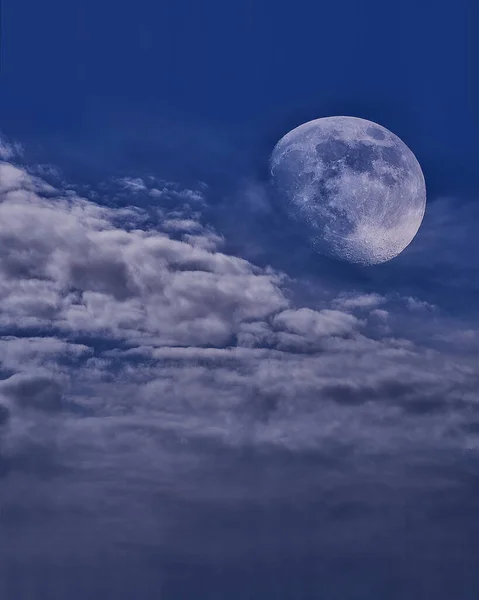 Moon Night Sky — Stock Photo, Image