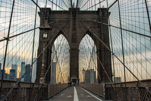 ブルックリン橋 ニューヨーク — ストック写真