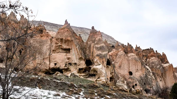 Wunderschöne Landschaft Der Antiken Stadt Kappadokien Türkei — Stockfoto