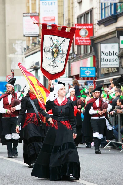 Irlanda Março 2022 Foto Desfile Dia São Patrício 2022 Nas — Fotografia de Stock