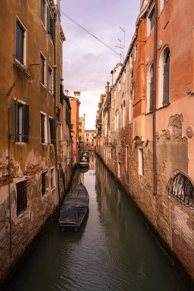 Venice Itália Outubro 2017 Vista Canal Cidade Velha Centro — Fotografia de Stock