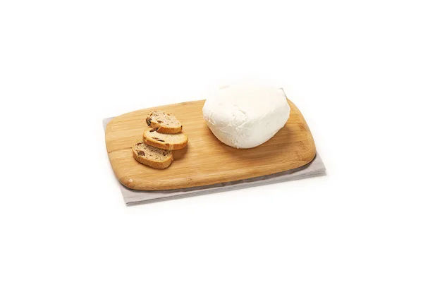 Köstliche Snacks Bord Isoliert Auf Weißem Hintergrund — Stockfoto