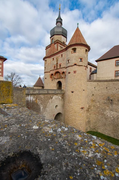 Stary Średniowieczny Zamek Mieście Carcassonne — Zdjęcie stockowe