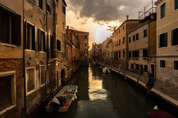 Venise Italie Mars 2015 Vue Sur Grand Canal Dans Vieille — Photo