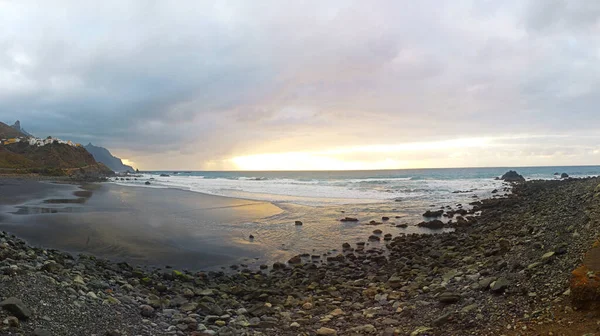 Hermoso Atardecer Sobre Mar — Foto de Stock