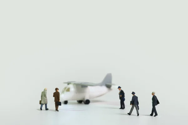 Miniature People Travel Concept — Stock Photo, Image