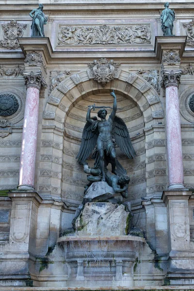 Estátua Leão Cidade Roma Itália — Fotografia de Stock