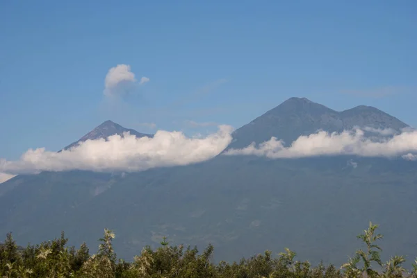 Mountain Landscape Clouds Blue Sky — Stock Photo, Image