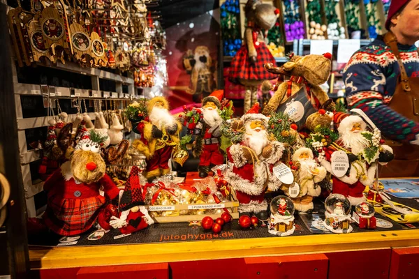 Weihnachtsmarkt Neujahr Feiertag Feier Dekoration Geschenke Souvenirs Traditionell Frankreich — Stockfoto