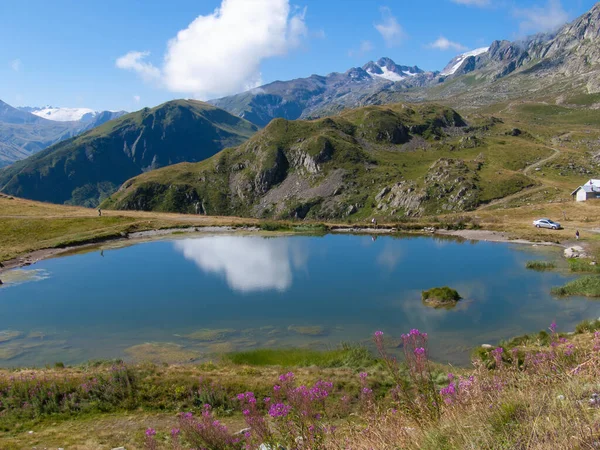 Prachtig Landschap Van Het Meer Bergen — Stockfoto