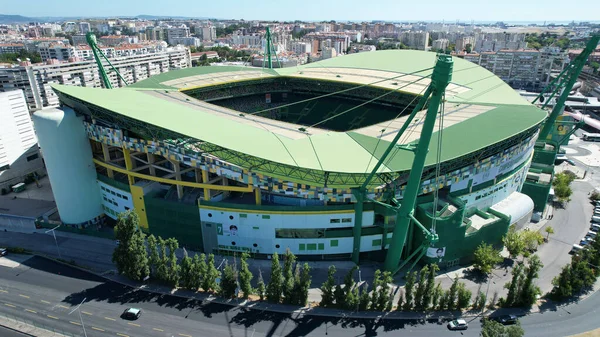 Pemandangan Udara Stadion Kota — Stok Foto