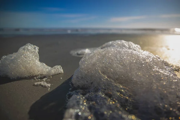 Zeezout Het Strand — Stockfoto