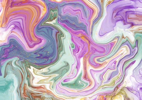 Akrilik Boyanın Renk Tonlarıyla Soyut Arkaplanı — Stok fotoğraf