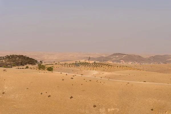 Gyönyörű Táj Negev Sivatag Szaharában Morokkó — Stock Fotó