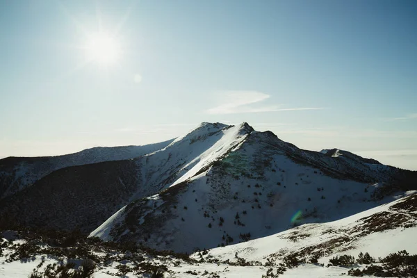 Hermosa Vista Las Montañas Invierno — Foto de Stock