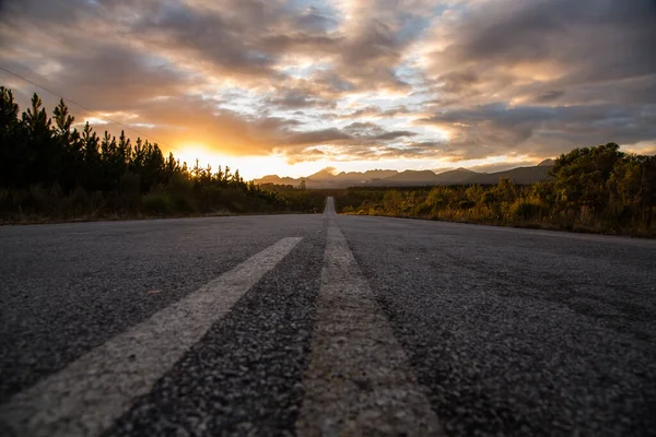 Asphalt Road Countryside — Stock Photo, Image