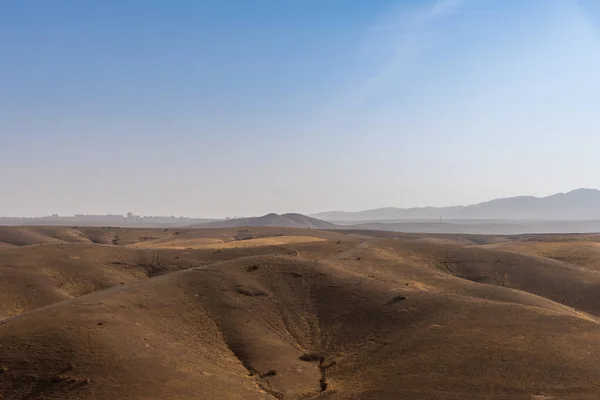 Όμορφο Τοπίο Της Ερήμου Negev Στο Βόρειο Israel — Φωτογραφία Αρχείου