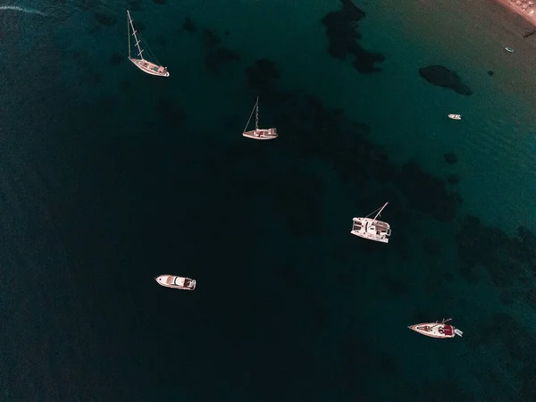 Vanuit Lucht Uitzicht Zee Oceaan — Stockfoto