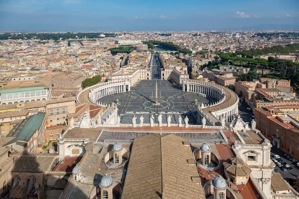 Вид Воздуха Город Рим Италия — стоковое фото