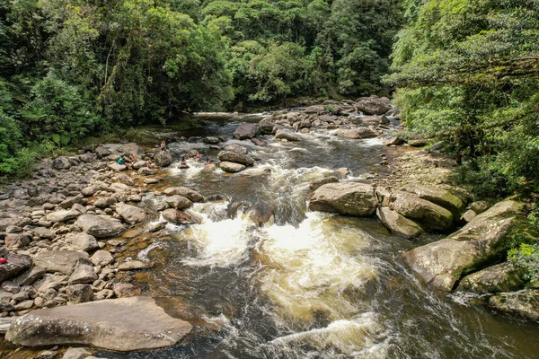 Rio Floresta — Fotografia de Stock