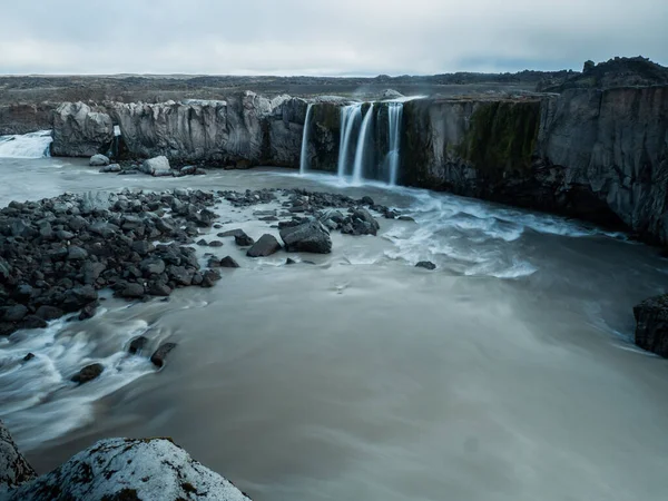 Iceland Rivière Pittoresque Dans Les Montagnes — Photo