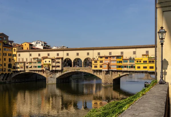 Floransa Talya Ponte Vecchio Arno Nehri Venedik Toskana Talya — Stok fotoğraf