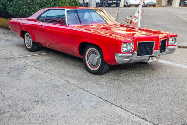 Red Car Street — Stock Photo, Image