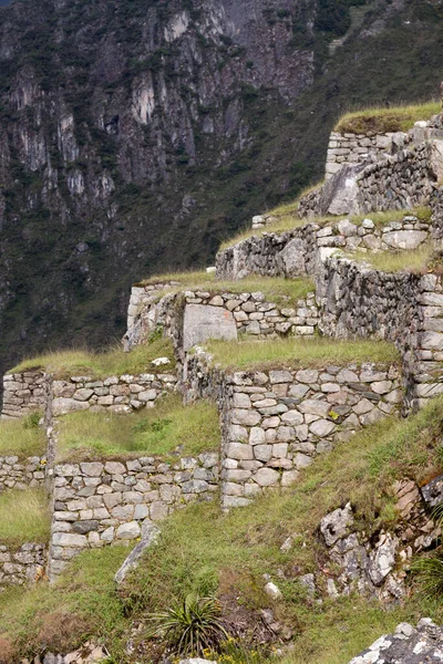 Machu Picchu Peru Augusti 2018 Den Heliga Vägens Inkastad Till — Stockfoto
