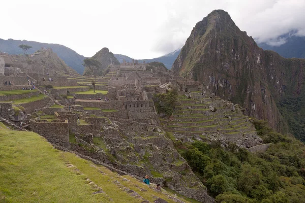 Machu Picchu Peru August 2018 Inca Ερείπια Της Ιερής Κοιλάδας — Φωτογραφία Αρχείου