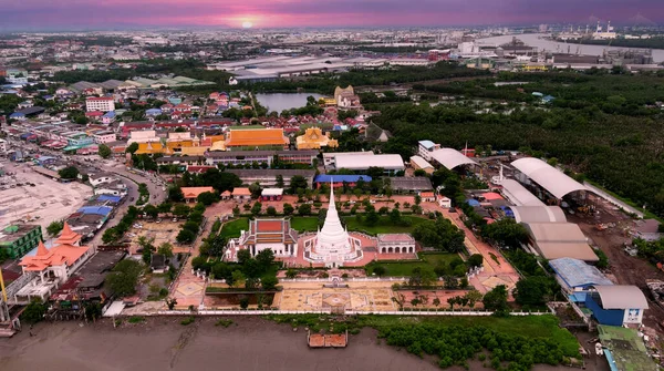 Vista Aérea Cidade Capital Estado Paisagem Mais Bonita — Fotografia de Stock