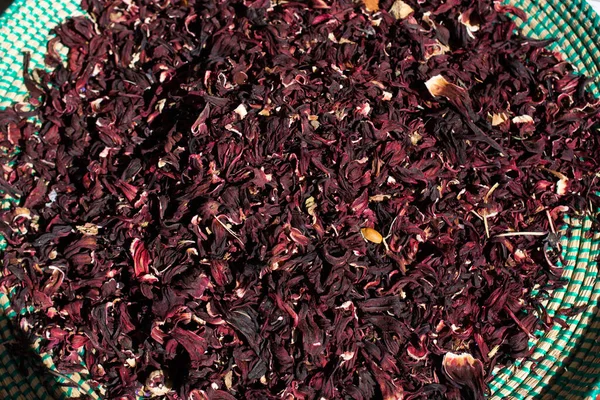 Сушеный Красный Чай Рынке — стоковое фото