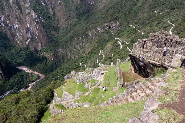 Machu Picchu Pueblo Inca Los Andes Patrimonio Humanidad Unesco — Foto de Stock