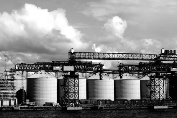 Industrieel Landschap Van Stad — Stockfoto