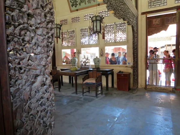 Intérieur Restaurant Dans Vieille Ville — Photo