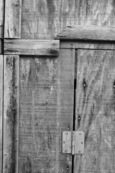 Old Wooden Door Lock — Stock Photo, Image