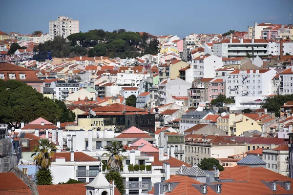 Lissabon Und Portugal Luftaufnahme Der Stadt — Stockfoto