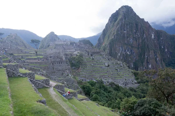 Machu Picchu Peru Ağustos 2018 Nka Kutsal Vadisinin Kalıntıları — Stok fotoğraf