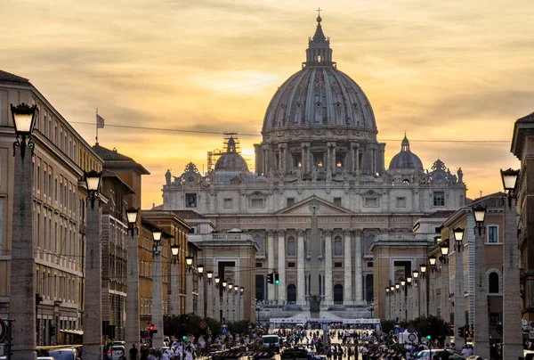 Vista Aérea Cidade Vaticana Roma Itália — Fotografia de Stock
