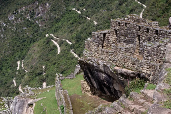 Machu Picchu Vesnice Inca Andes Unesco Světového Dědictví — Stock fotografie