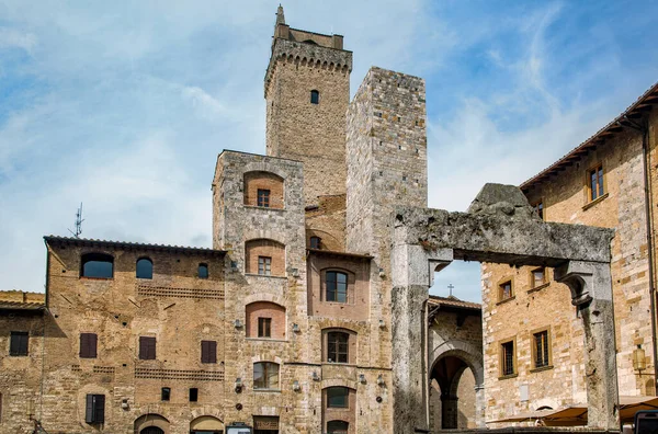 View Old Medieval City Siena Italy — Stock Photo, Image