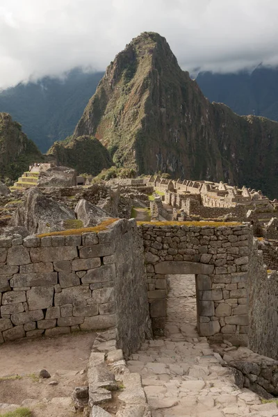 Machu Picchu Peru August 2018 Inca City Sacred Largest Pyramid — Stock Photo, Image