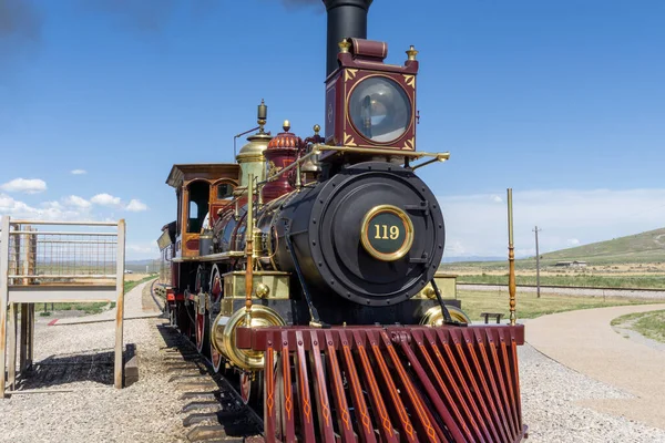Old Steam Locomotive Railway — Stock Photo, Image