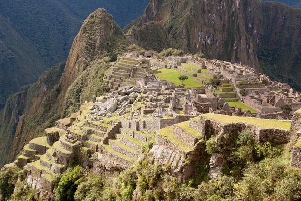 Мачу Пікчу Перу Серпень 2018 Руїни Священної Долини Інцидентів — стокове фото