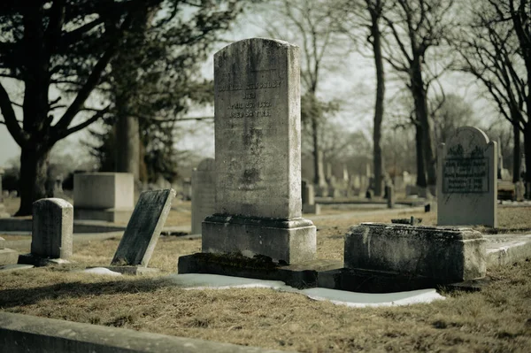 Velho Cemitério Cidade — Fotografia de Stock