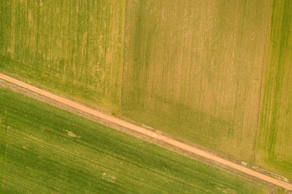 Vista Aérea Carretera Campo — Foto de Stock