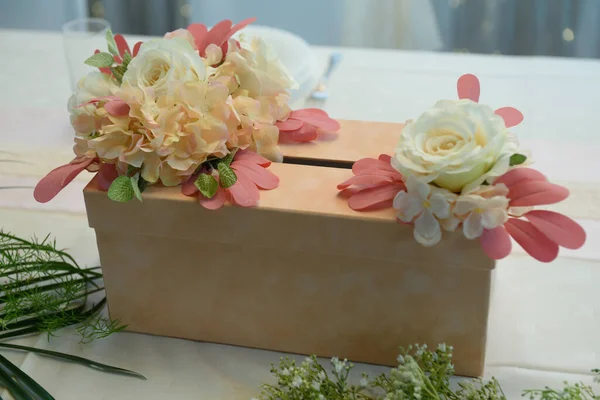 Красивий Весільний Букет Квітів — стокове фото