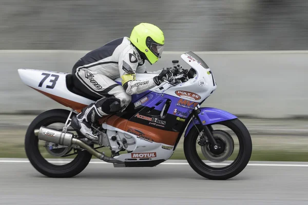 Motorradrennen Auf Der Straße — Stockfoto