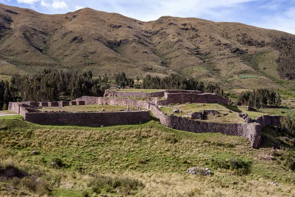 Las Ruinas Del Valle Sagrado Los Incas Las Montañas Del — Foto de Stock