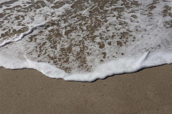 Piękne Fale Morskie Plaży — Zdjęcie stockowe