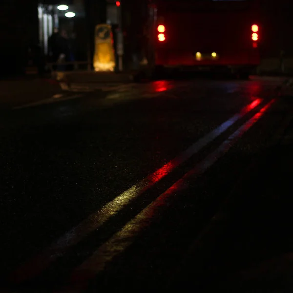 Ampelpfade Auf Der Straße — Stockfoto